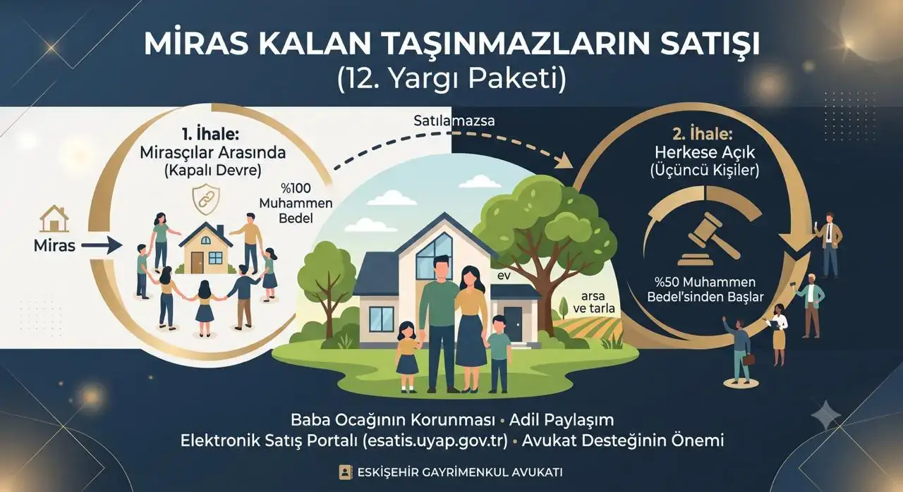 Gayrimenkul Hukuku Miras Kalan Taşınmazların Satışı – (12.Yargı Paketi Sonrası)